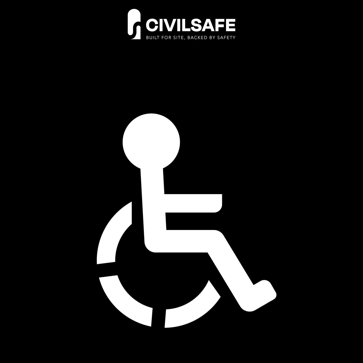 Disabled Parking Stencil