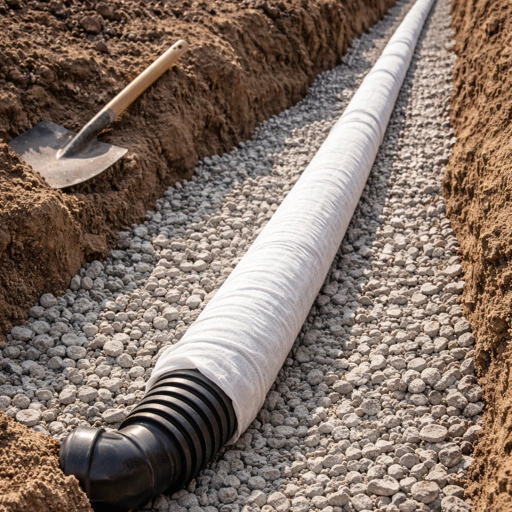 Ag Pipe with Filter Sock - 65mm x 20m