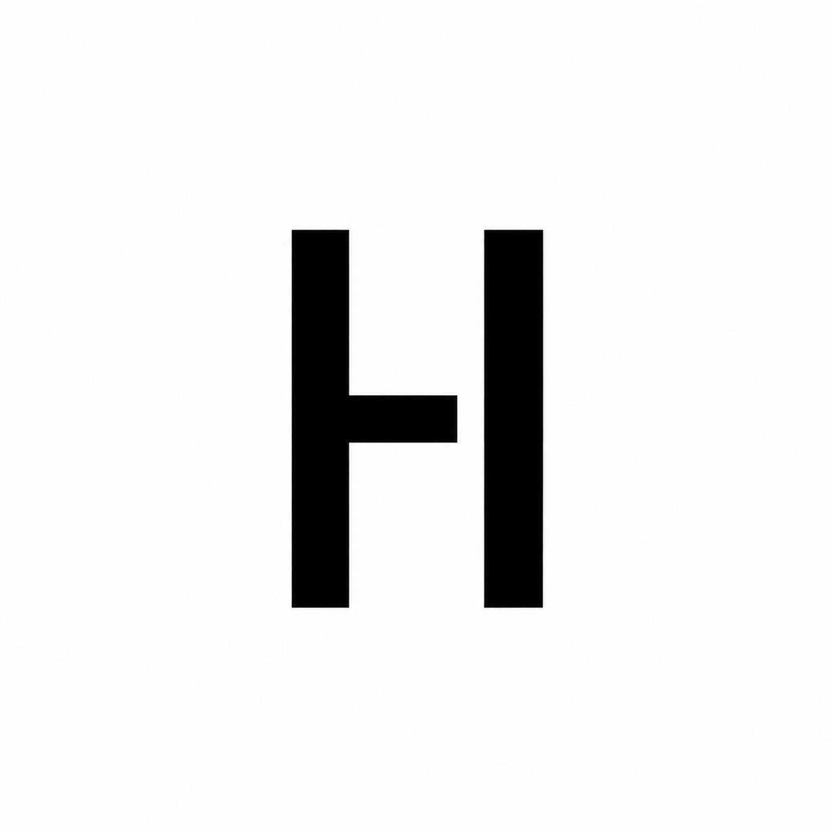Individual Letters Stencil