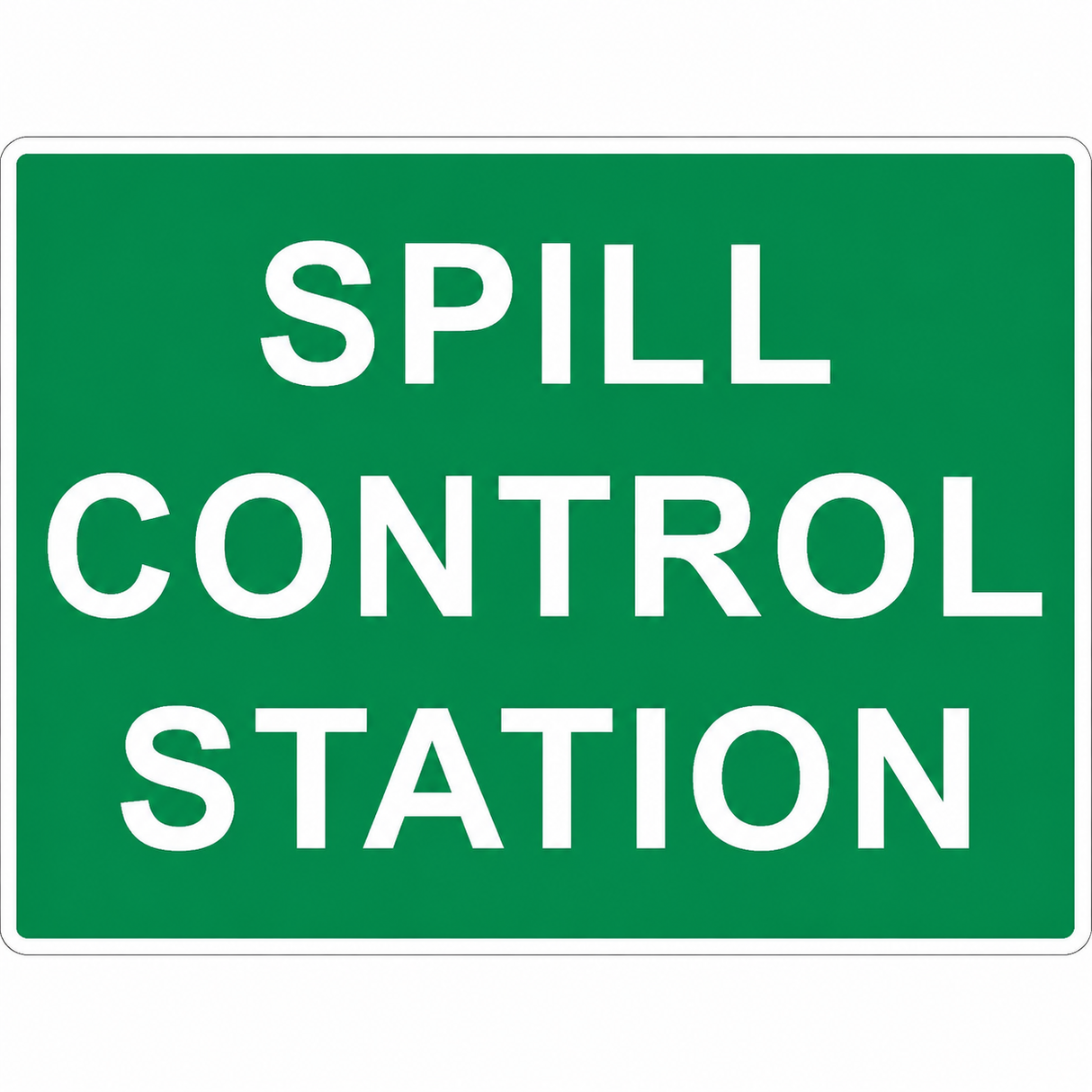 Spill Control Station Sign - 450 x 600