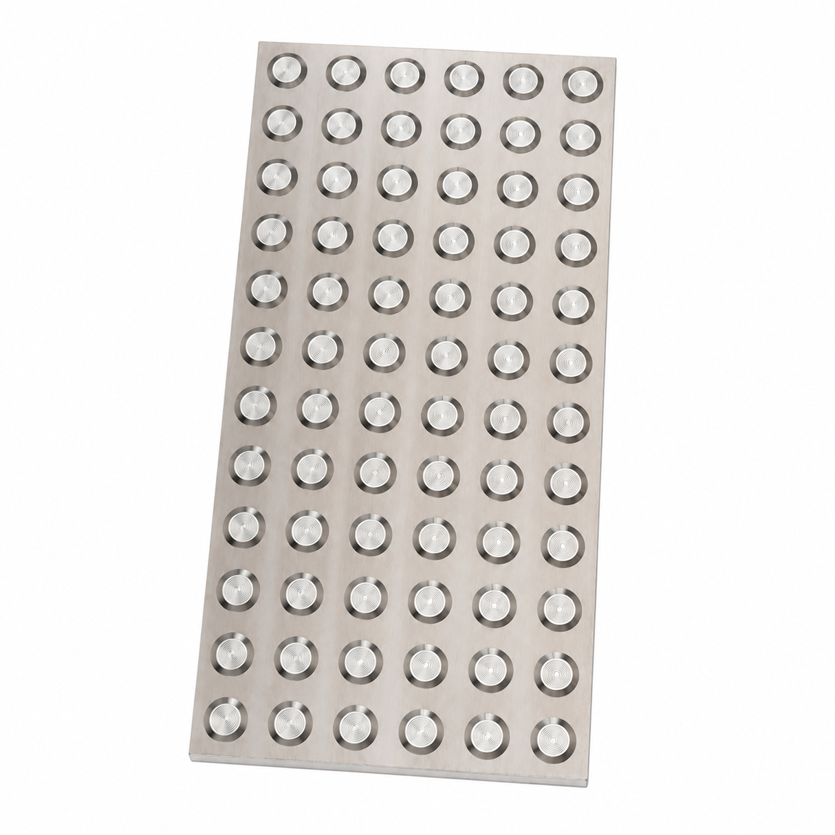 Stainless Steel Tactile Indicator Plate - 300 x 600mm