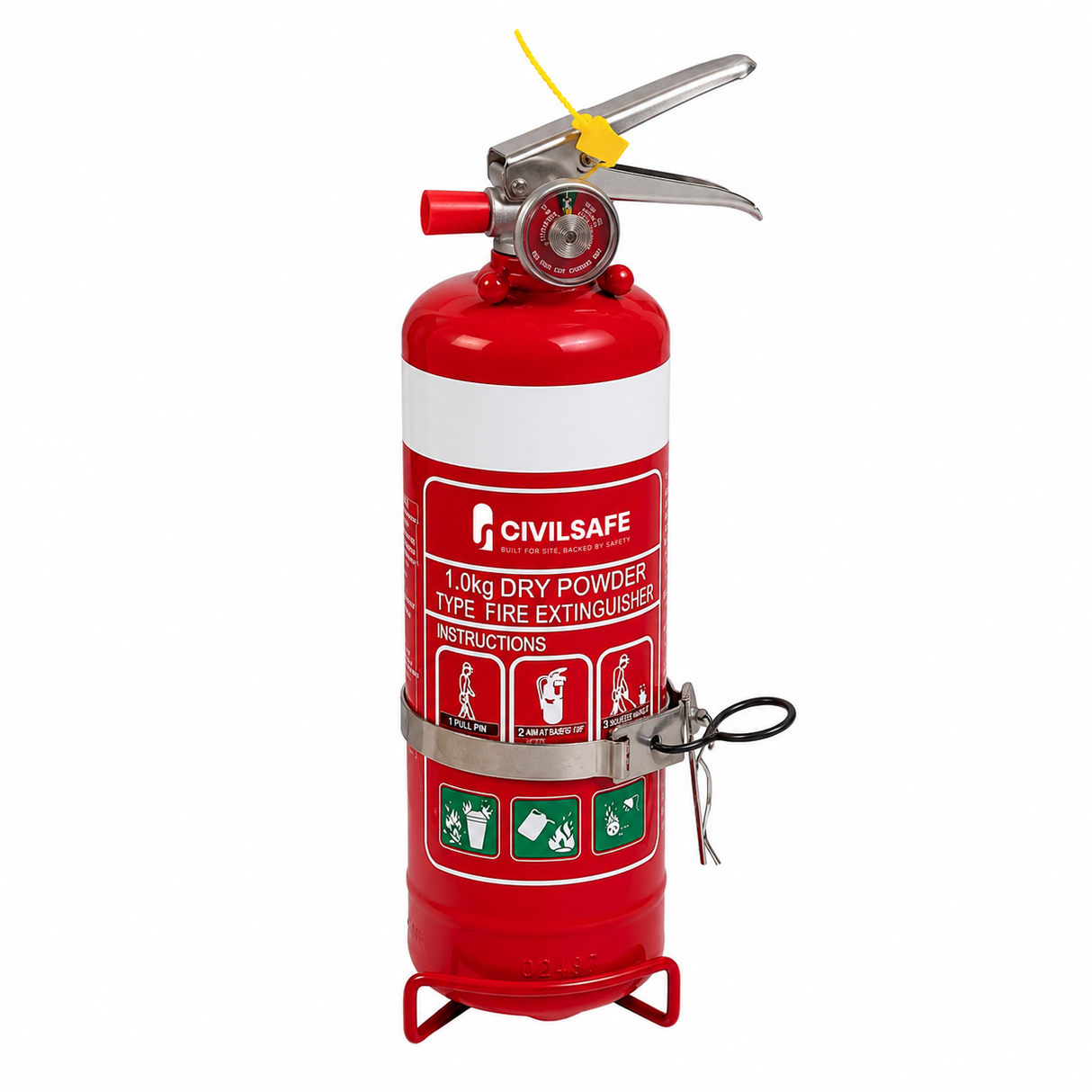 1KG ABE Dry Chemical Powder Extinguisher With Nozzle