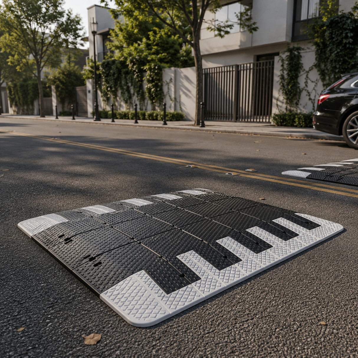 400mm Rubber Speed Cushion Middle