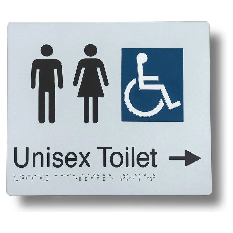 Unisex Toilet (Accessible) Sign
