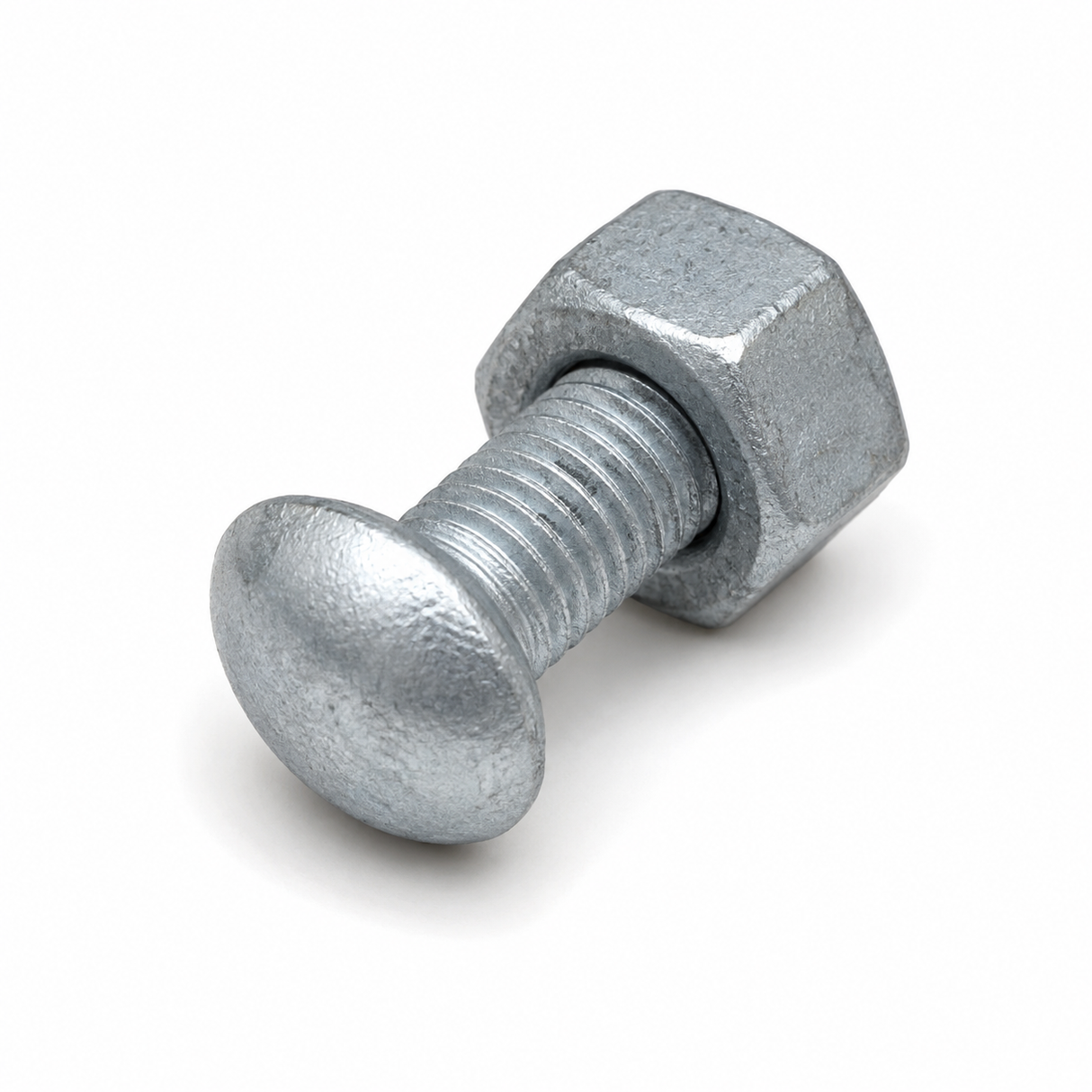 Guard Rail Mushroom Head Post Bolt/Nut M16 x 40 HDG