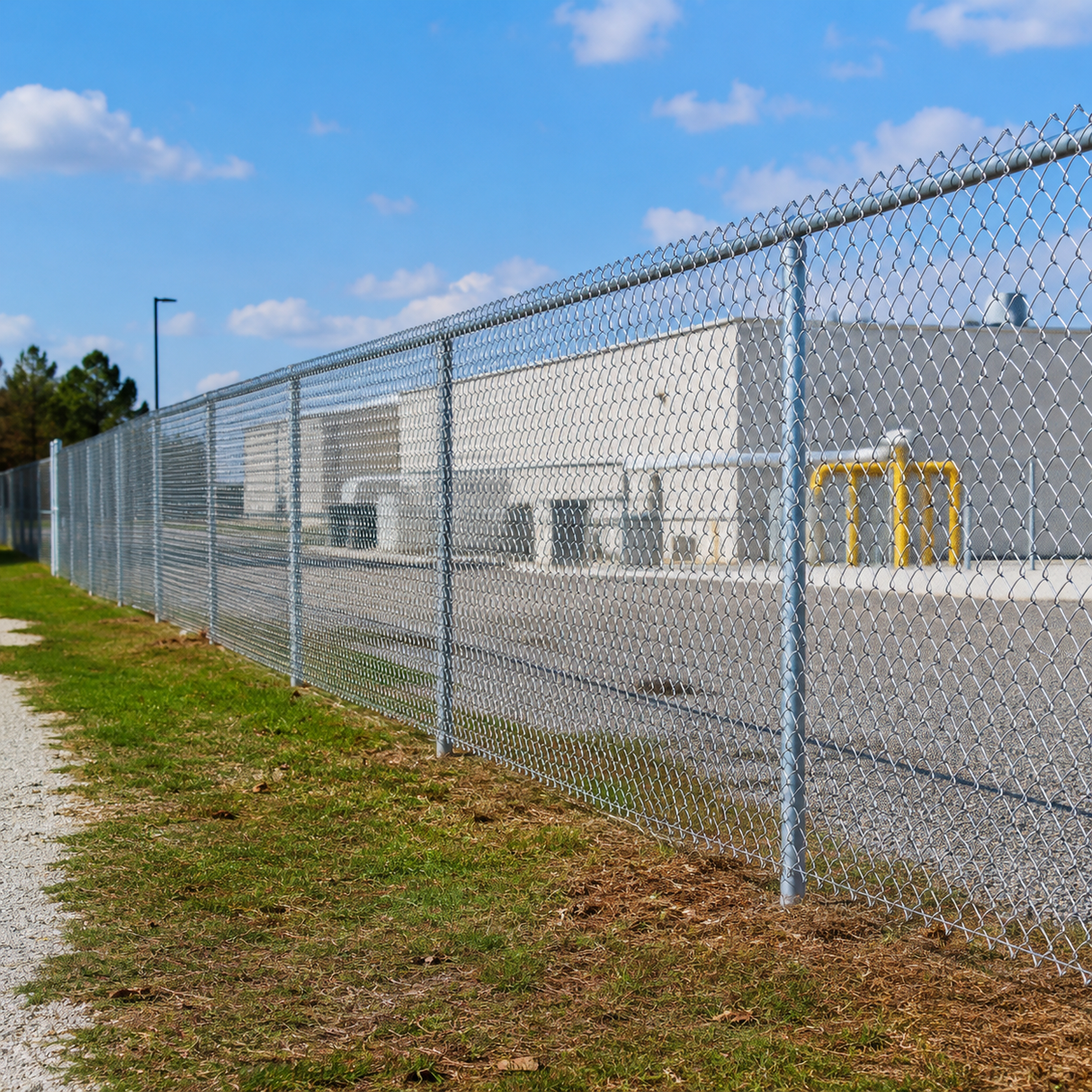Galvanised Chain Link Fence - Multiple Sizes