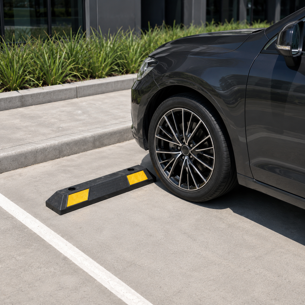 900mm Rubber Wheel Stop