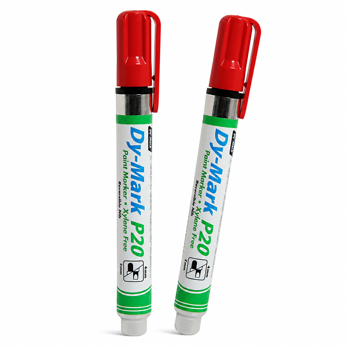 Paint Marker P20 Reversible Bullet/Chisel Tip - 12 Pack
