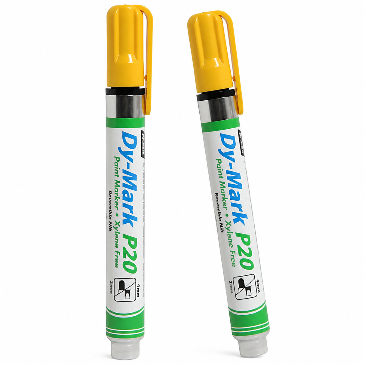 Paint Marker P20 Reversible Bullet/Chisel Tip - 12 Pack