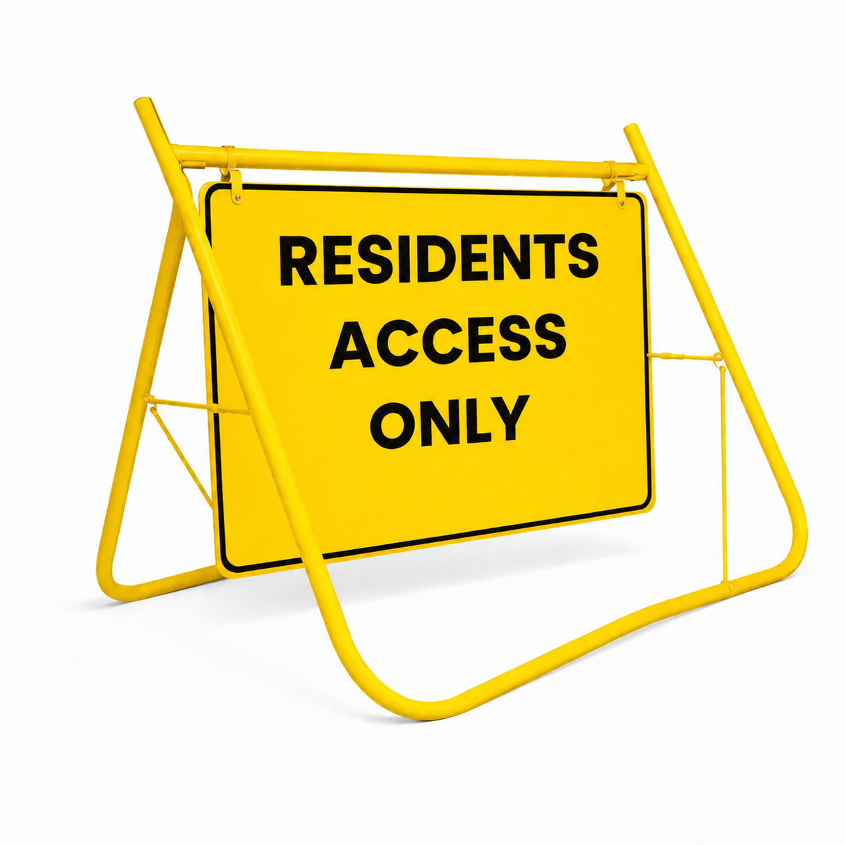 900 x 600mm Swing Stand & Sign - Residents Access Only