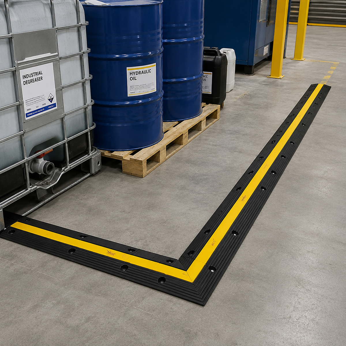 Rubber Bunding - Corner - additional view