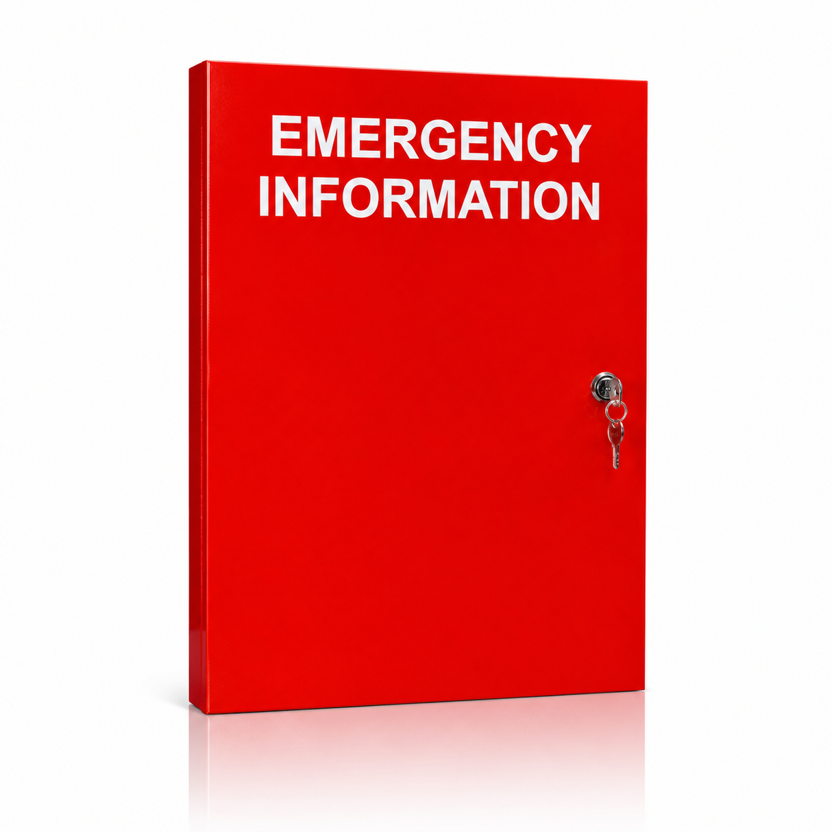 Emergency Information 003 Keyed Cabinet