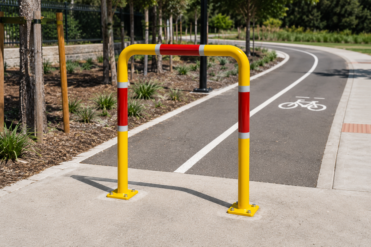 Pedestrian Holding Rail - Bike Path Grab Rail 1500mm