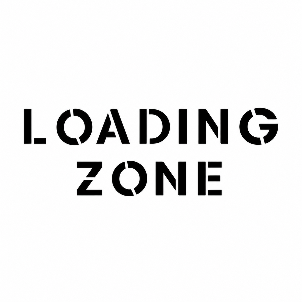 Loading Zone Stencil