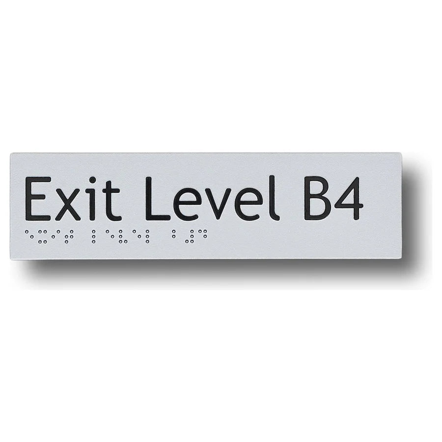 Exit Level Basement - B4 Signs
