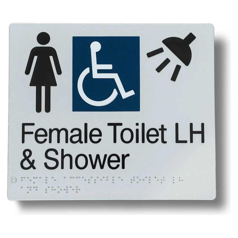 Female Toilet & Shower (Accessible) Sign