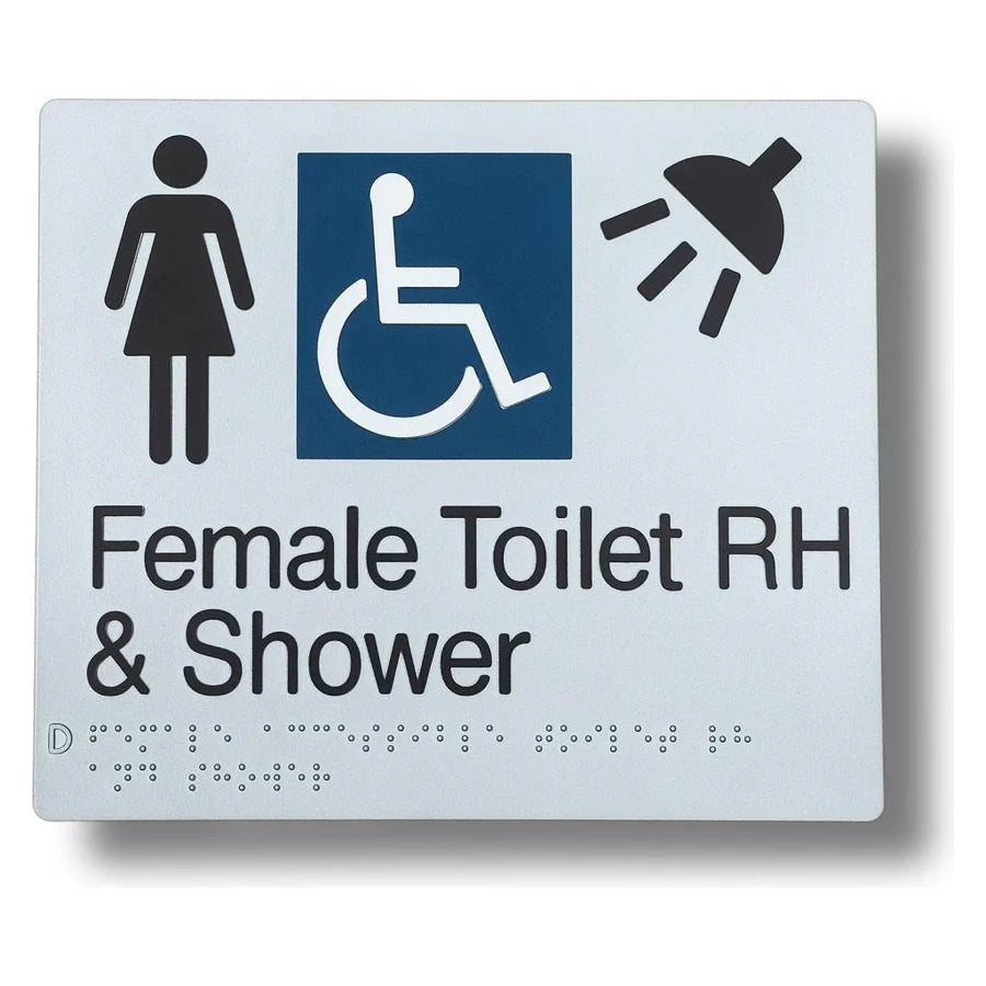 Female Toilet & Shower (Accessible) Sign