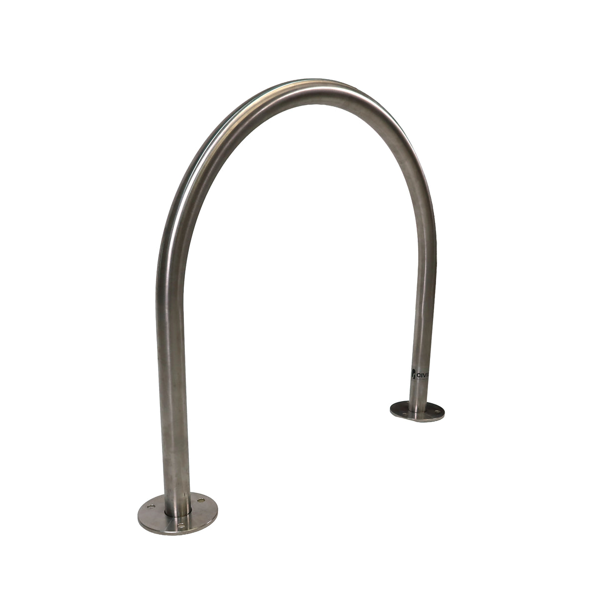 Stainless Steel Bike Rack Hoop - Surface Mount
