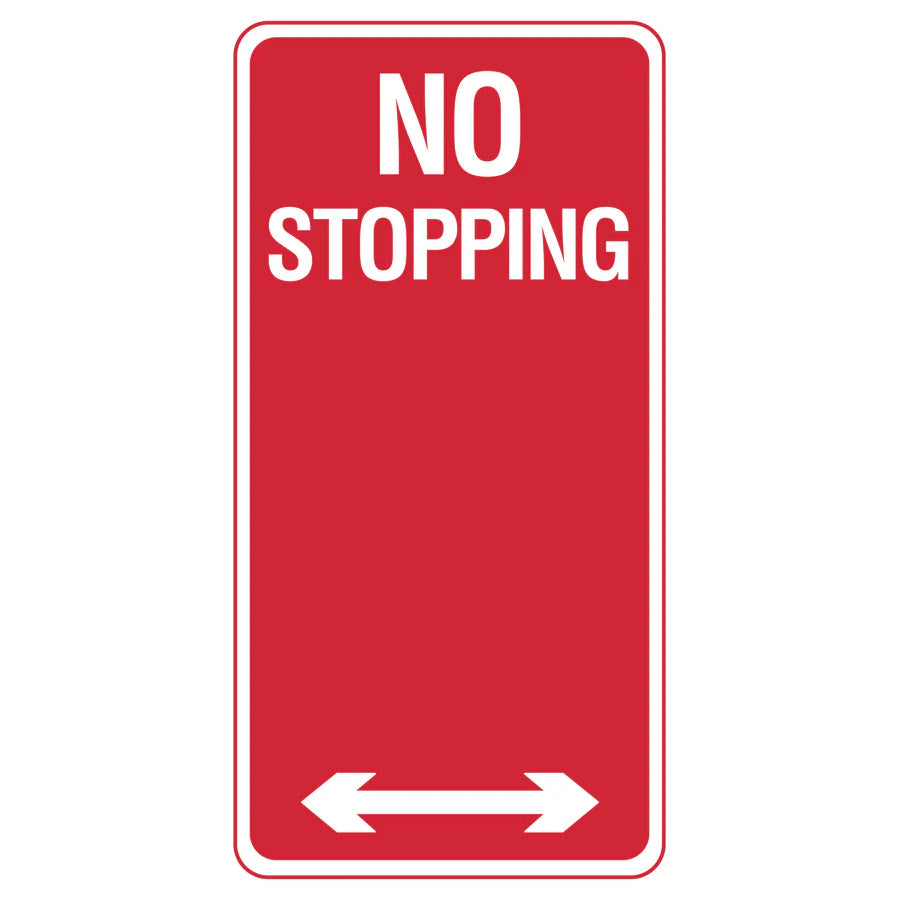 No Stopping Parking Sign - 225x450 | R5-400