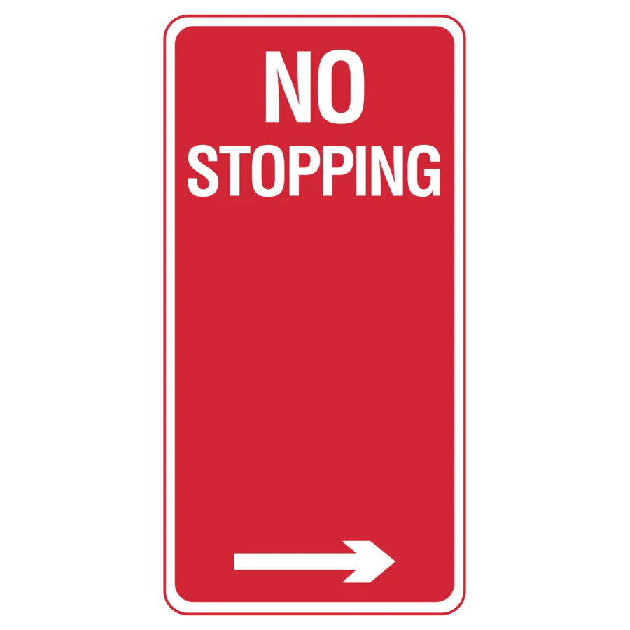 No Stopping Parking Sign - 225x450 | R5-400