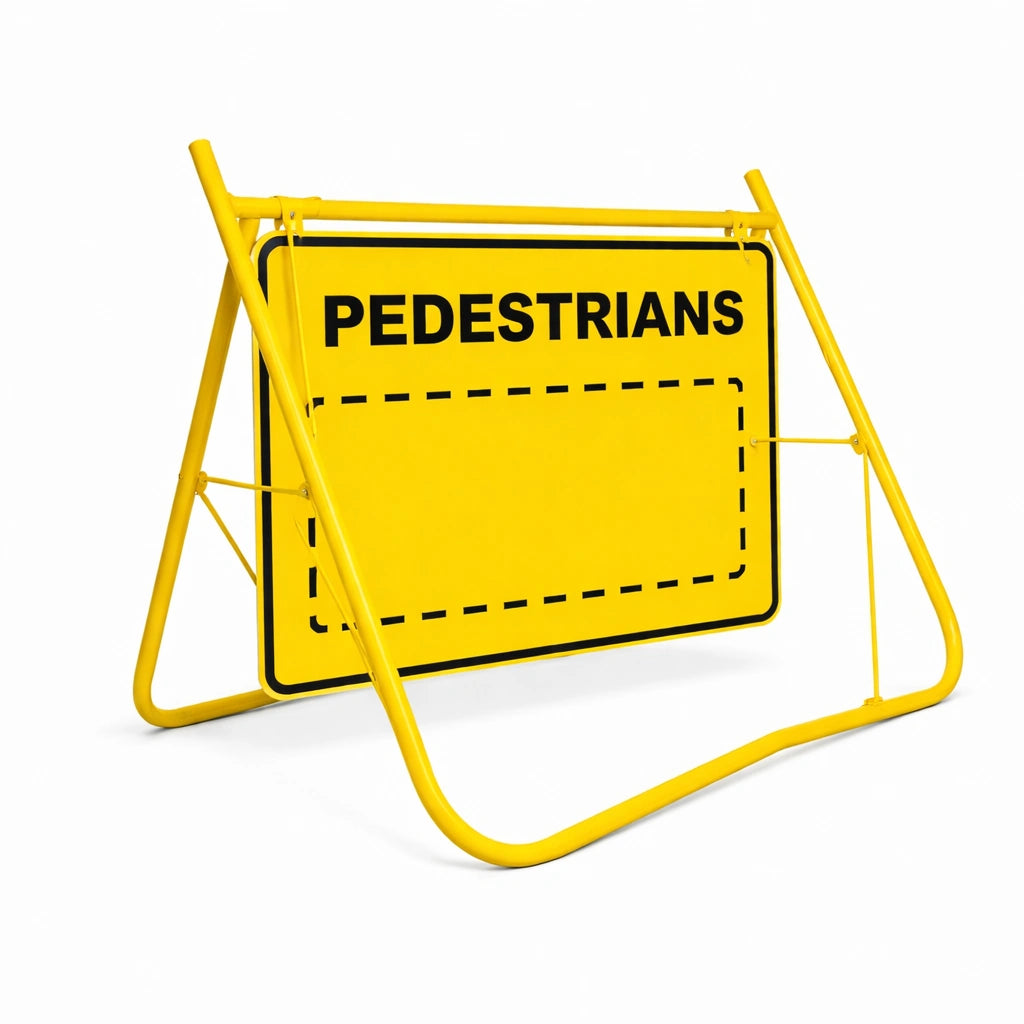 900 x 600mm Swing Stand & Sign - Pedestrians