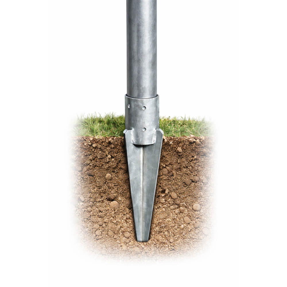 Pole/Post Anchor Socket incl 2 x Wedge