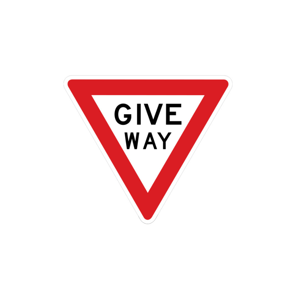 Give Way Sign