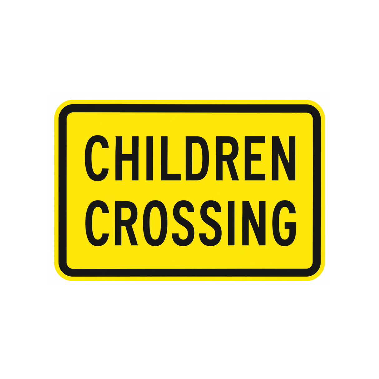 Children Crossing Sign - 950x600mm