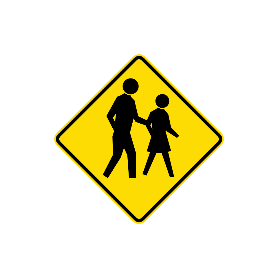 Pedestrians Sign (Symbolic)