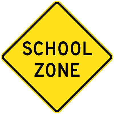 School Zone Sign