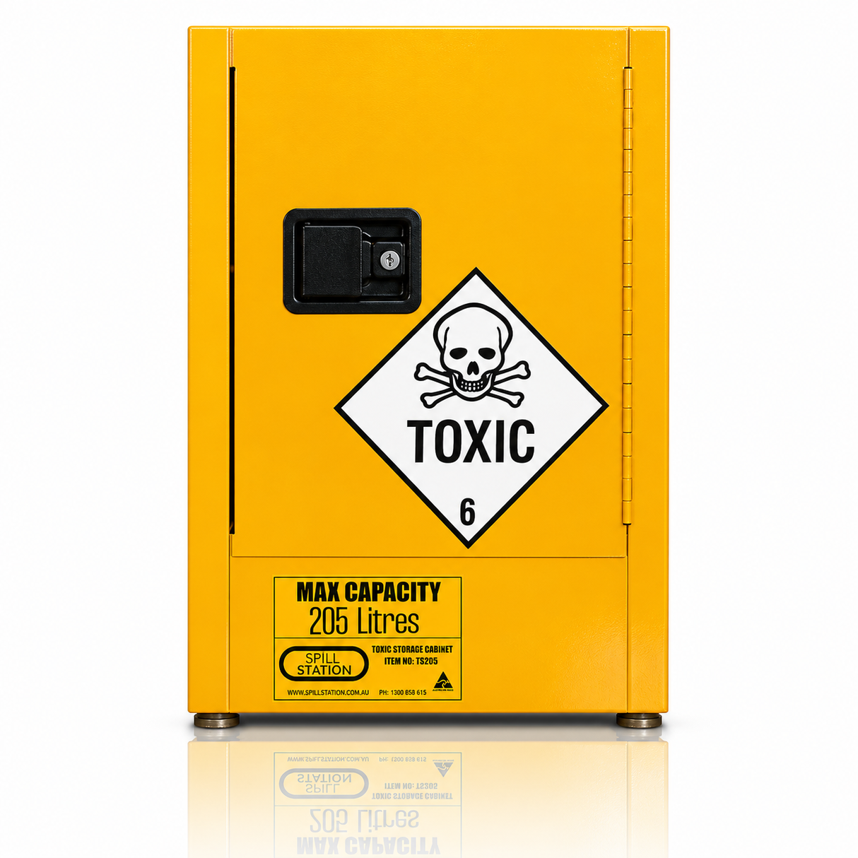 205L Toxic Substance Storage Cabinet - Vertical Drum 1 Door