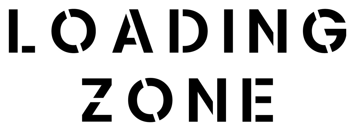 Loading Zone Stencil