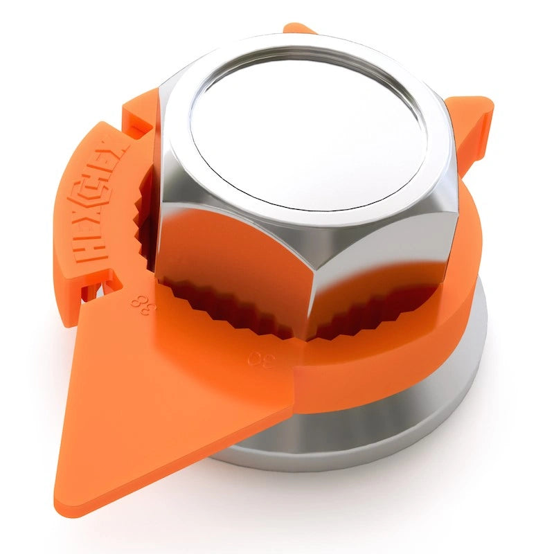 Orange Wheel Nut Safety Indicator - Various Sizes