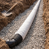 Drainage Ag Pipe with Filter Sock - 65mm x 50m