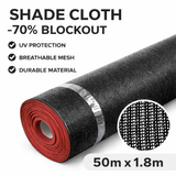 Shade Cloth - 70% Blockout 50m x 1.8m
