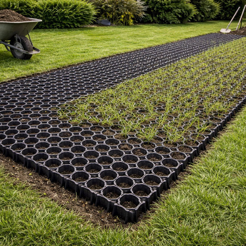 50mm Nero Pave Grasspave - 500 x 600mm