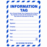 Safety Tags - 100 Pack