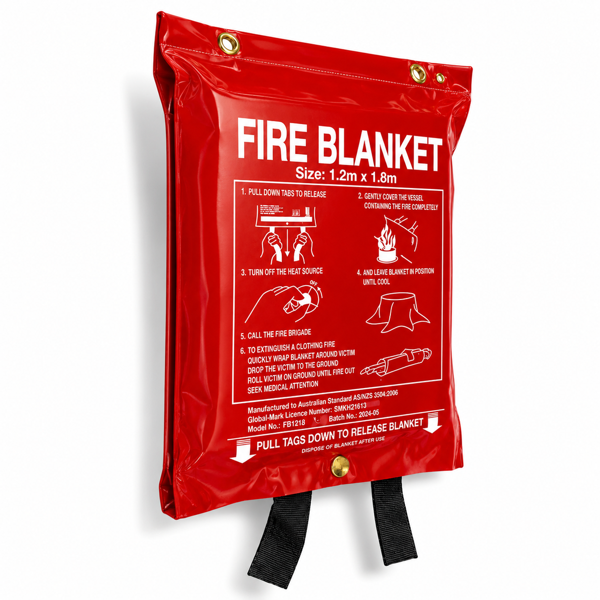 1.2m x 1.8m Fire Blanket