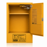 Toxic Storage Cabinet 30L 1 Door, 1 Shelf