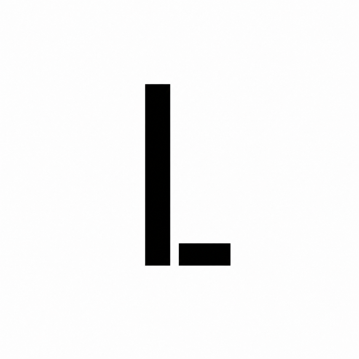 Individual Letters Stencil