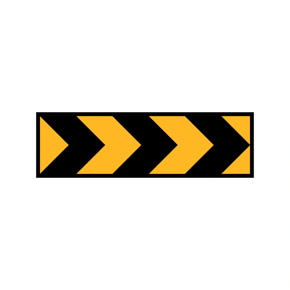 1500 x 450mm Boxed Edge Sign - Chevron