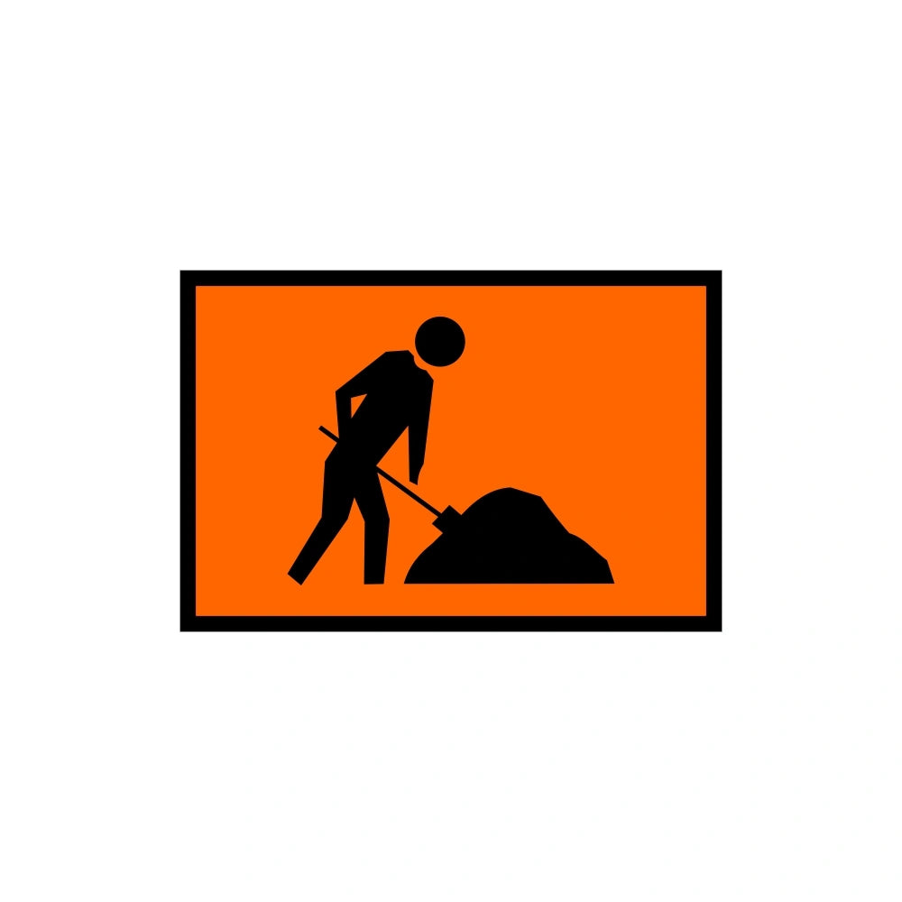 900 x 600mm Boxed Edge Sign - Workers Ahead