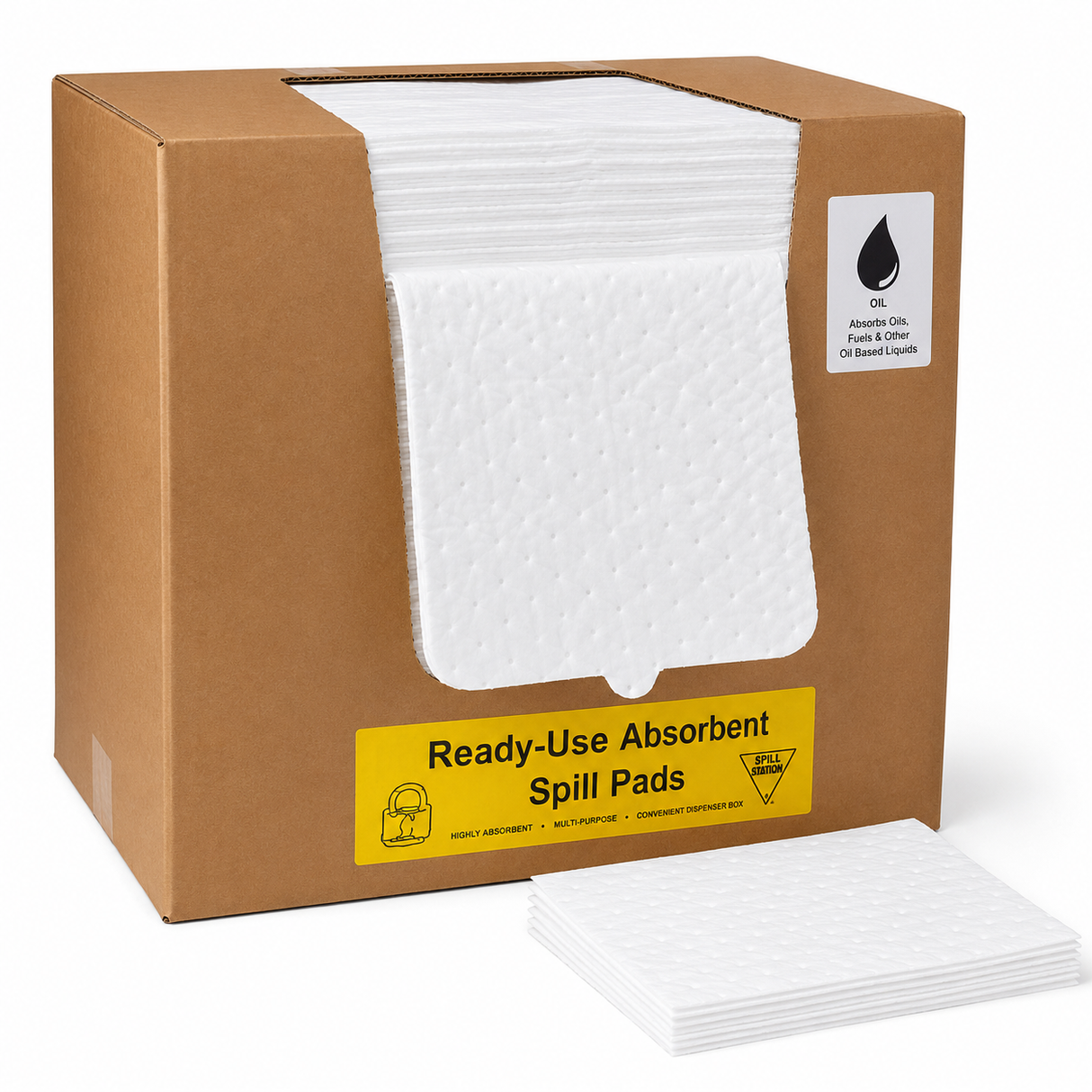 Absorbent Pads Oil & Fuel - 200 SHeets