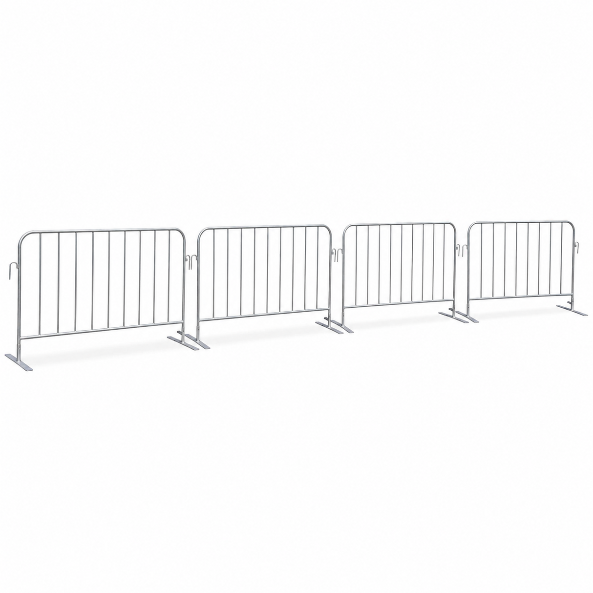 50m Pack of 2.2m Galvanised Crowd Control Barriers