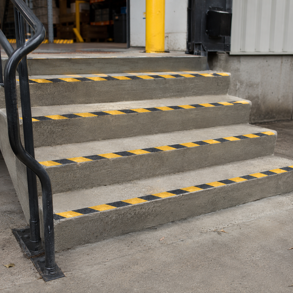 Black/Yellow Anti-Slip Tape - 50mm x 18.2M Roll