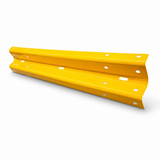 Guard Rail - W Beam - Safety Yellow