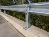 Guard Rail 1-Fix Post Base Plate - Single Height 620H - Top Mount