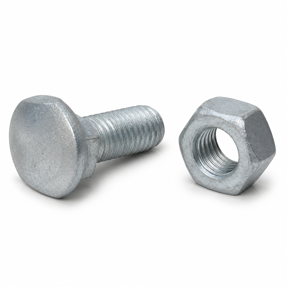 Guard Rail Mushroom Head Post Bolt/Nut M16 x 40 HDG