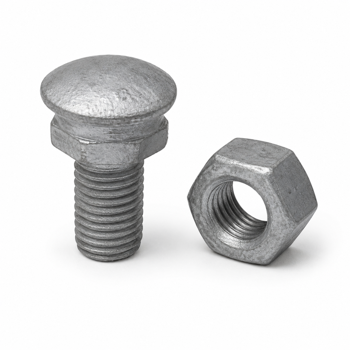 Guard Rail Mushroom Head Splice Post Bolt/Nut M16 x 30 HDG