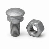 Guard Rail Mushroom Head Splice Post Bolt/Nut M16 x 30 HDG
